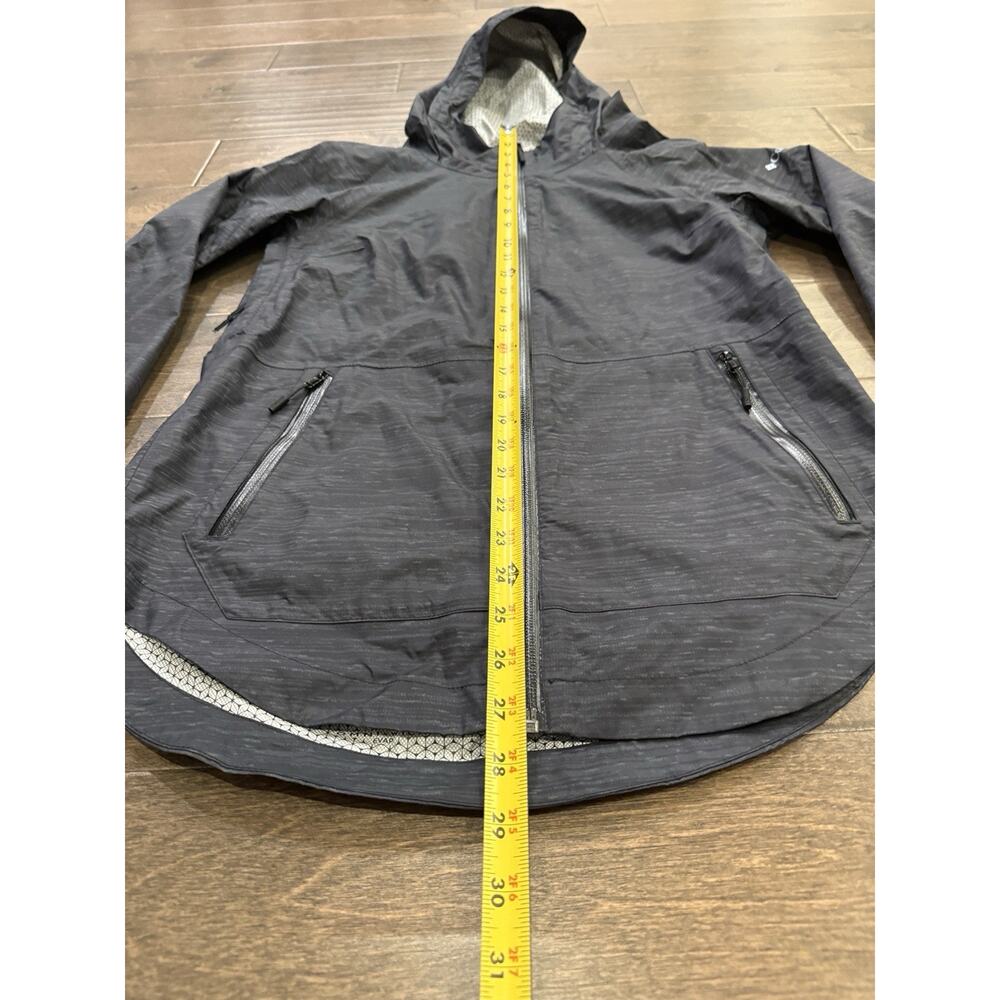 Columbia Omni-Tech Womens Gray Waterproof Full Zip Hooded Raincoat Jacket XS - Picture 9 of 10
